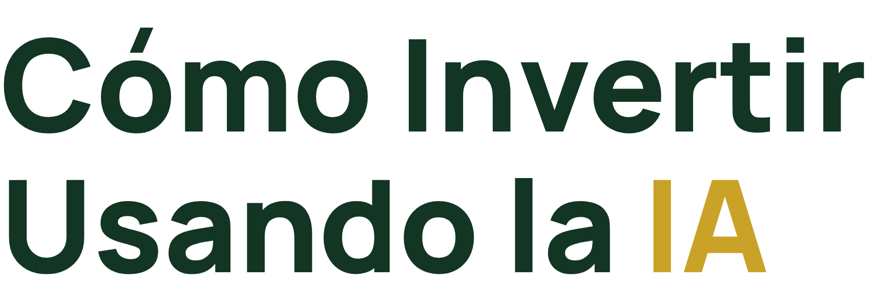 Cómo Invertir Usando la IA — Academia de Moris Dieck